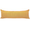 Artisan Hand Loomed Cotton Lumbar Pillow - Yellow Diamonds - 16"x48" Arcadia Home